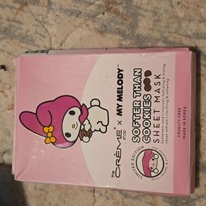 My melody x THE creme shop face mask